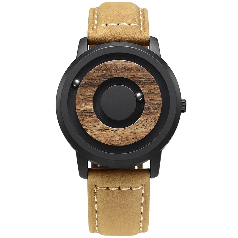 Reloj de madera de moda