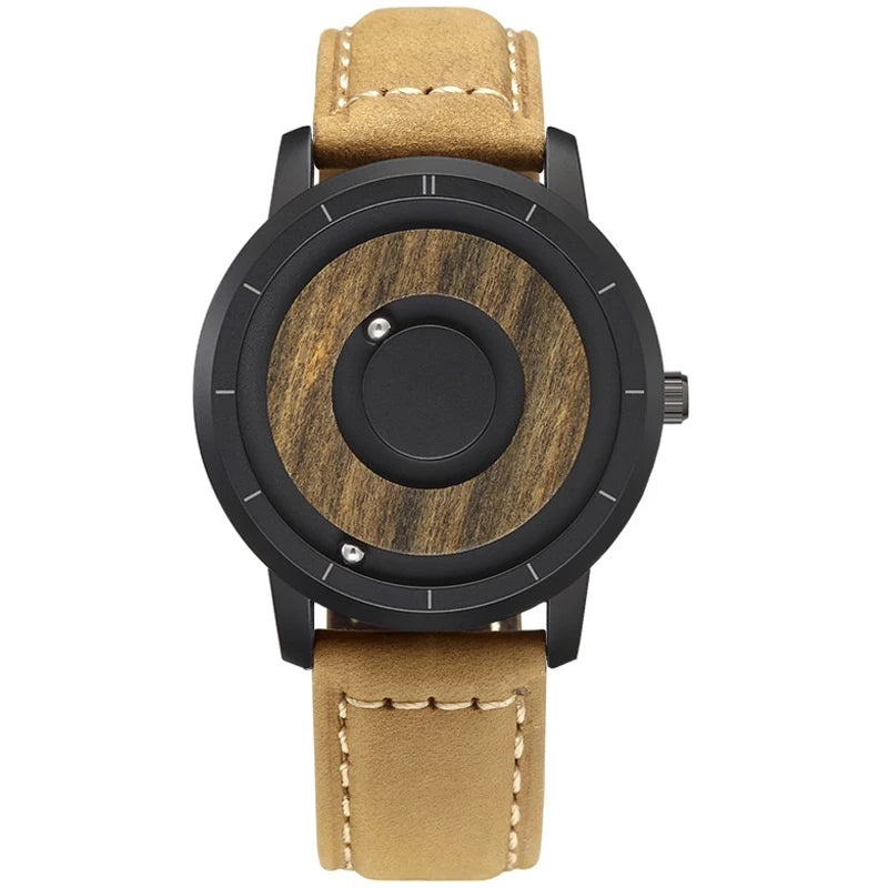 Reloj de madera de moda