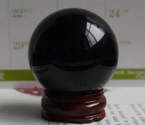 Unique Obsidian Sphere Stone