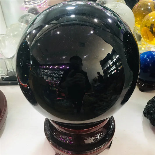 Unique Obsidian Sphere Stone