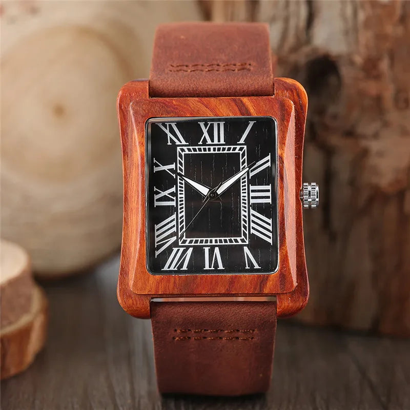 Reloj de madera