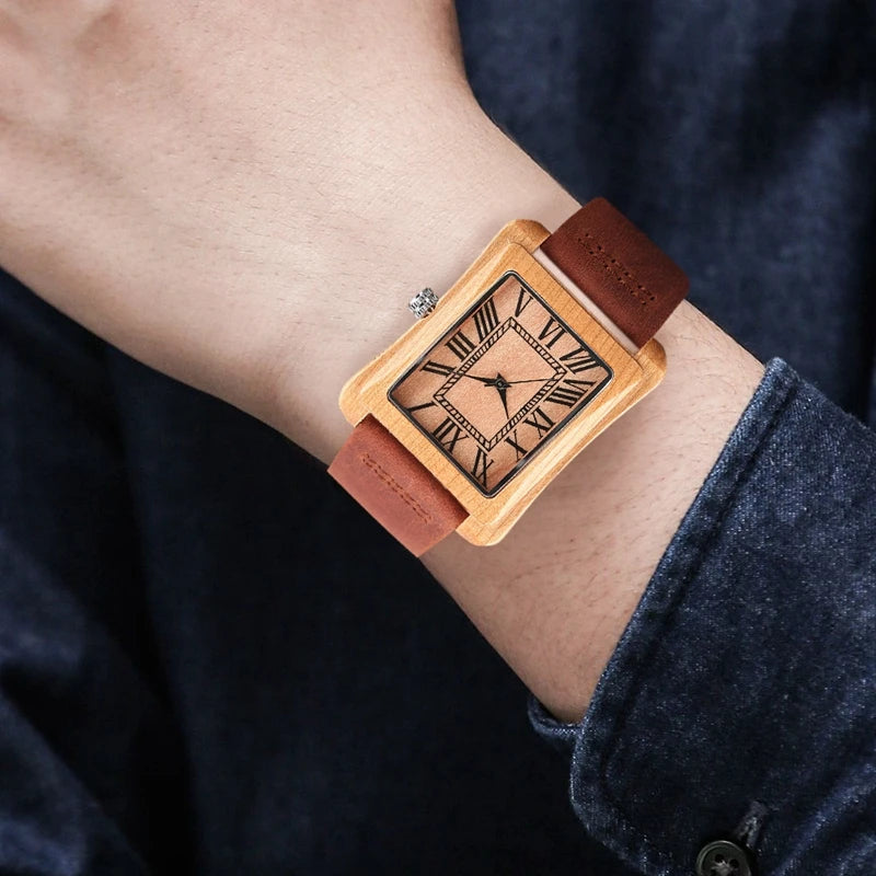 Reloj de madera