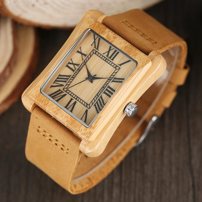 Reloj de madera