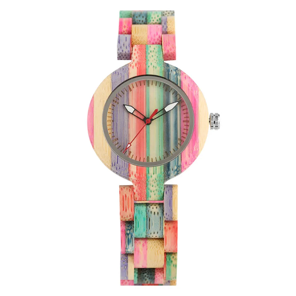 Montre Quartz en Bois