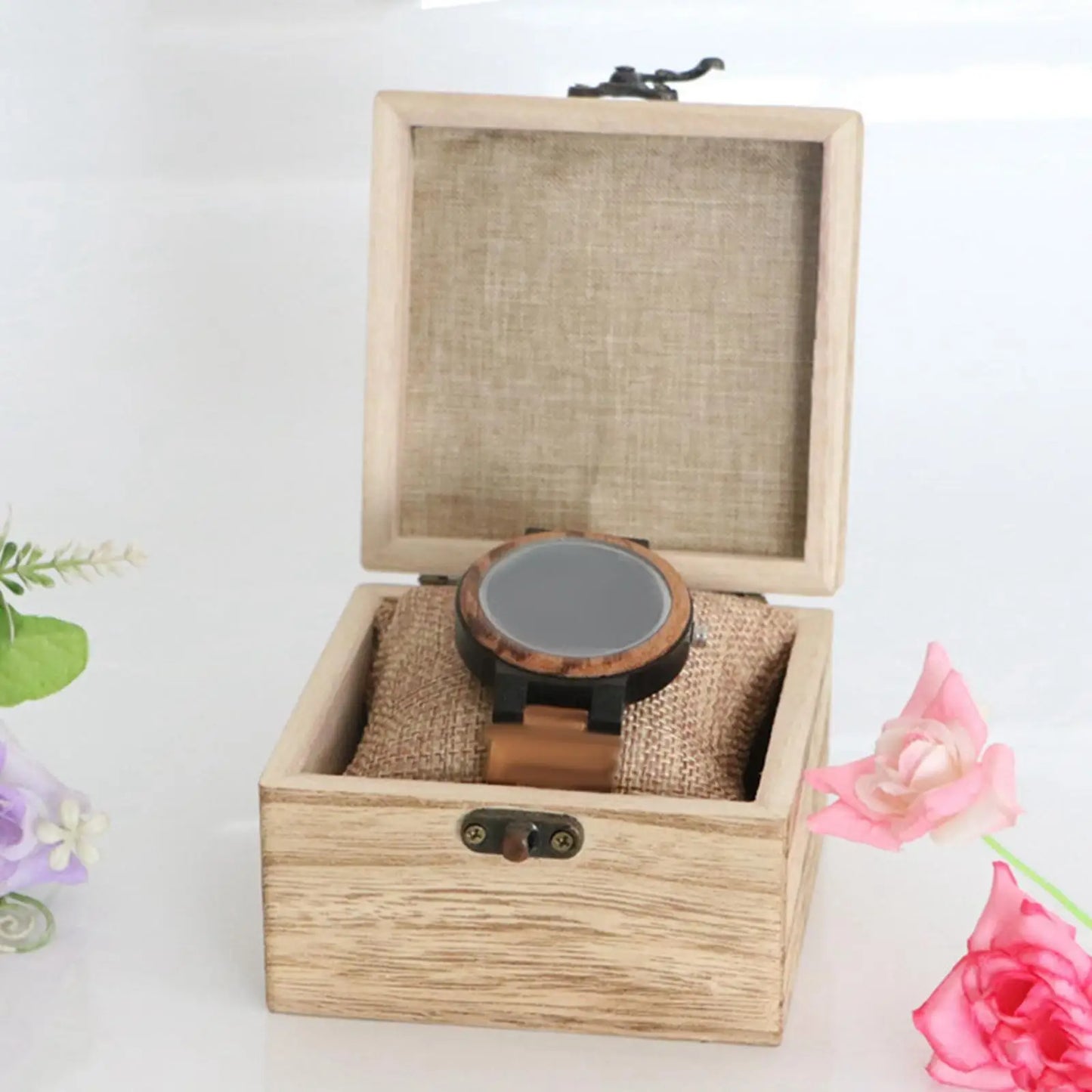 Reloj de madera