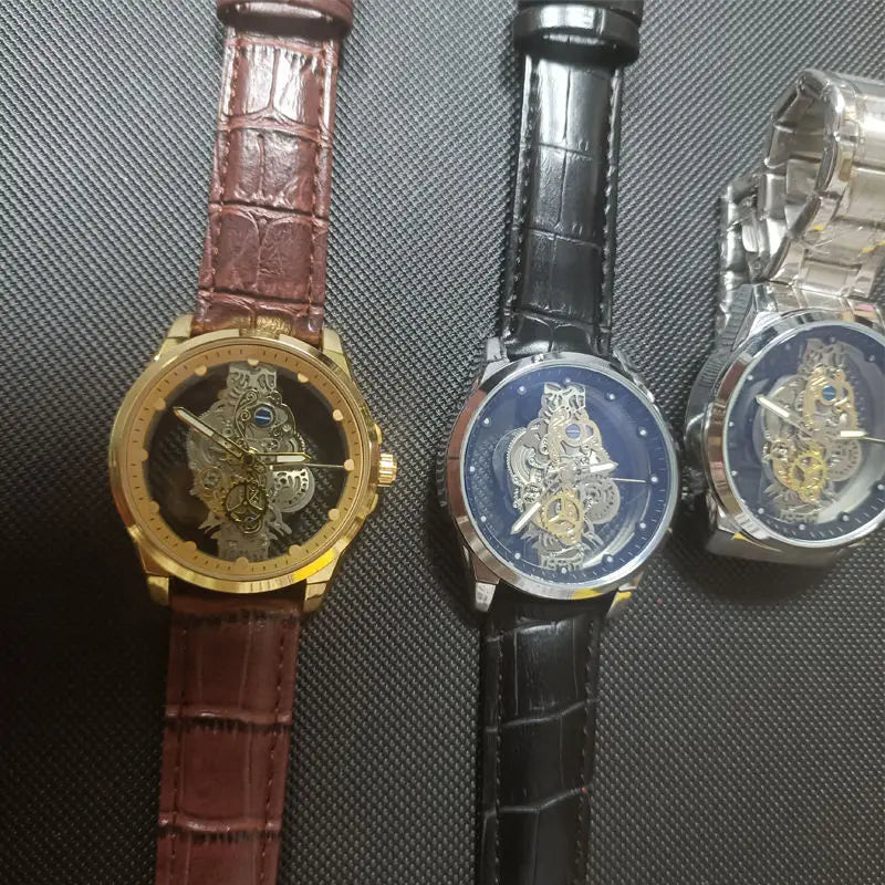 Reloj automático esqueleto