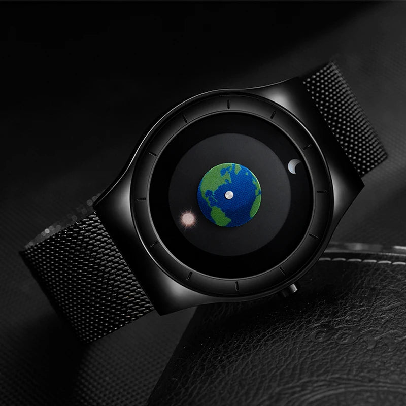 Reloj de moda con astronomía