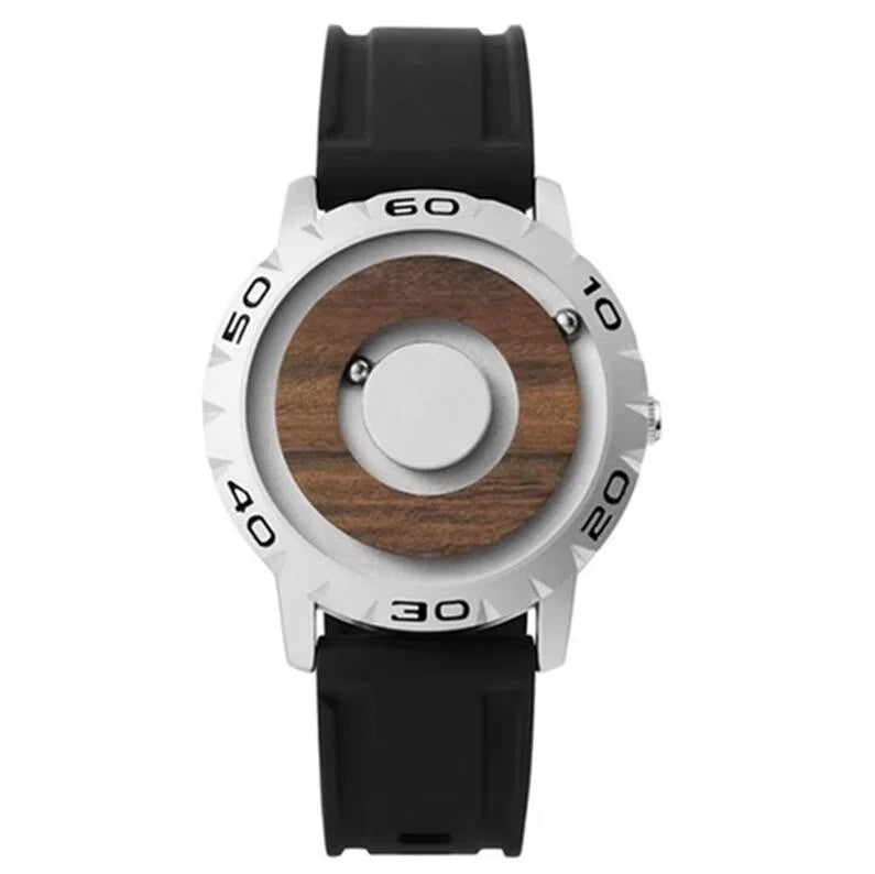 Wooden Magnetic Watch