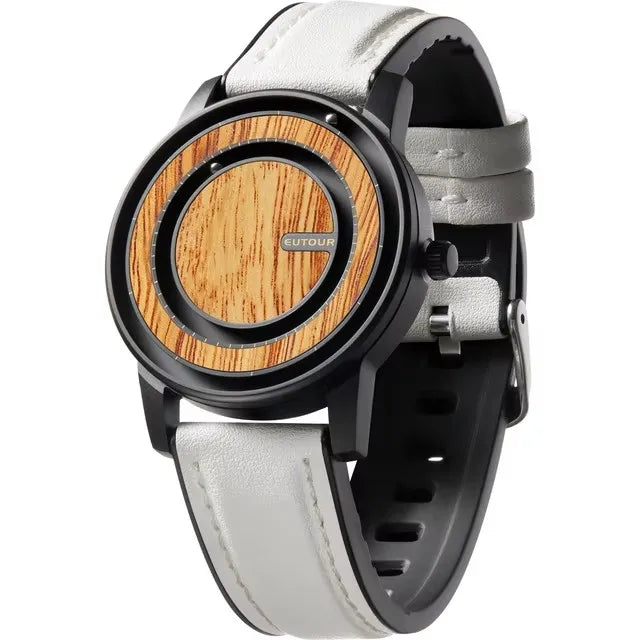 Reloj de madera vintage