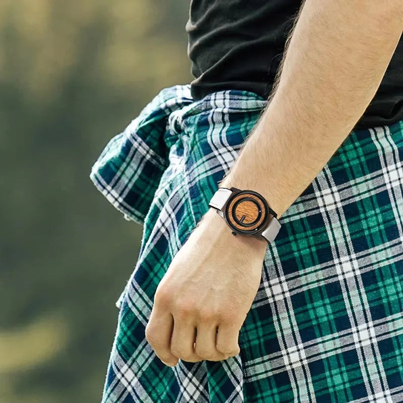 Vintage Wooden Watch