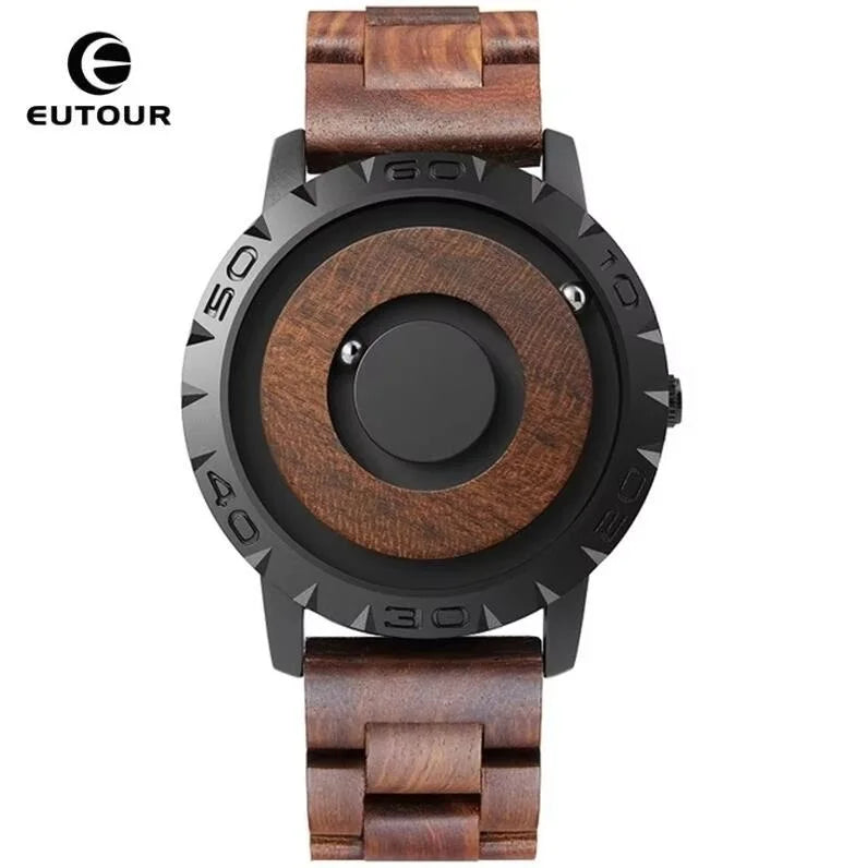 Montre Magnétique en Bois