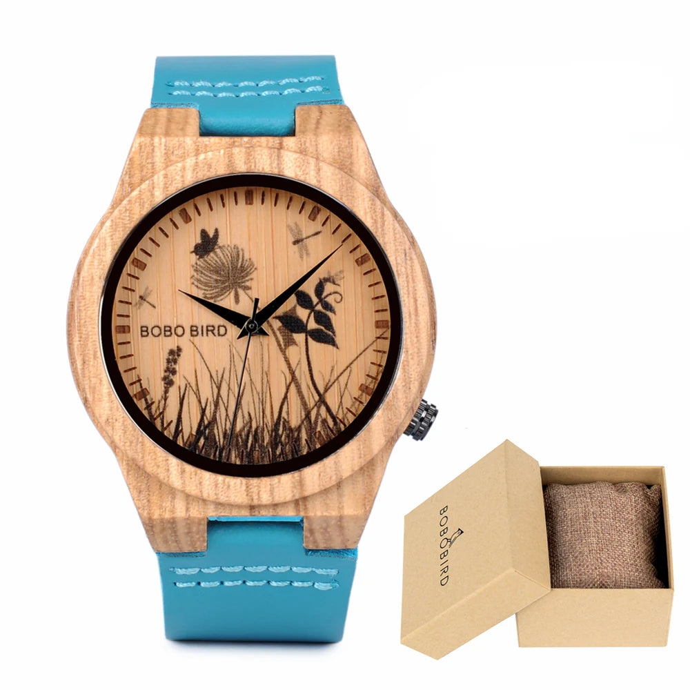 Montre en Bois Vintage #A