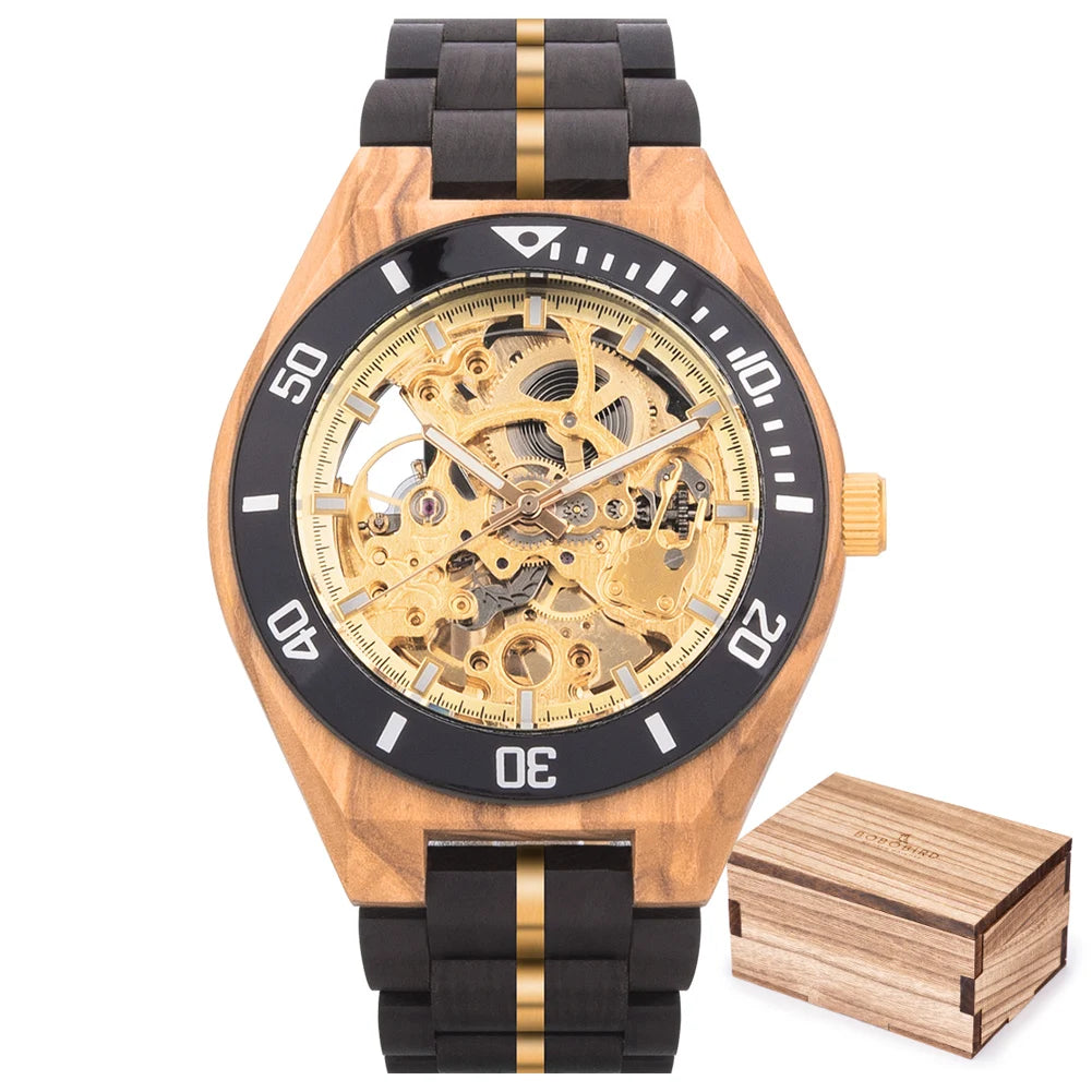 Montre Vintage en Bois