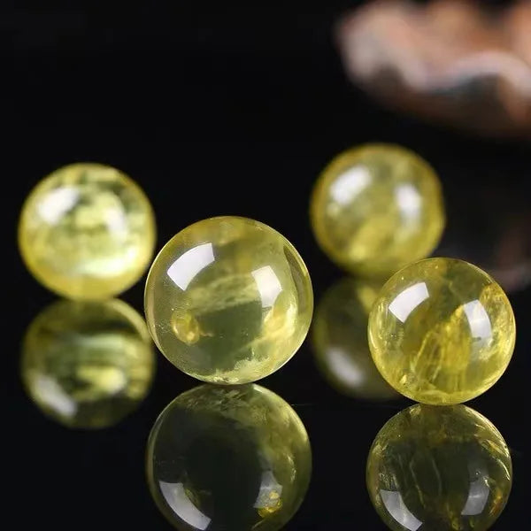 Unique Citrine Spherical Stone