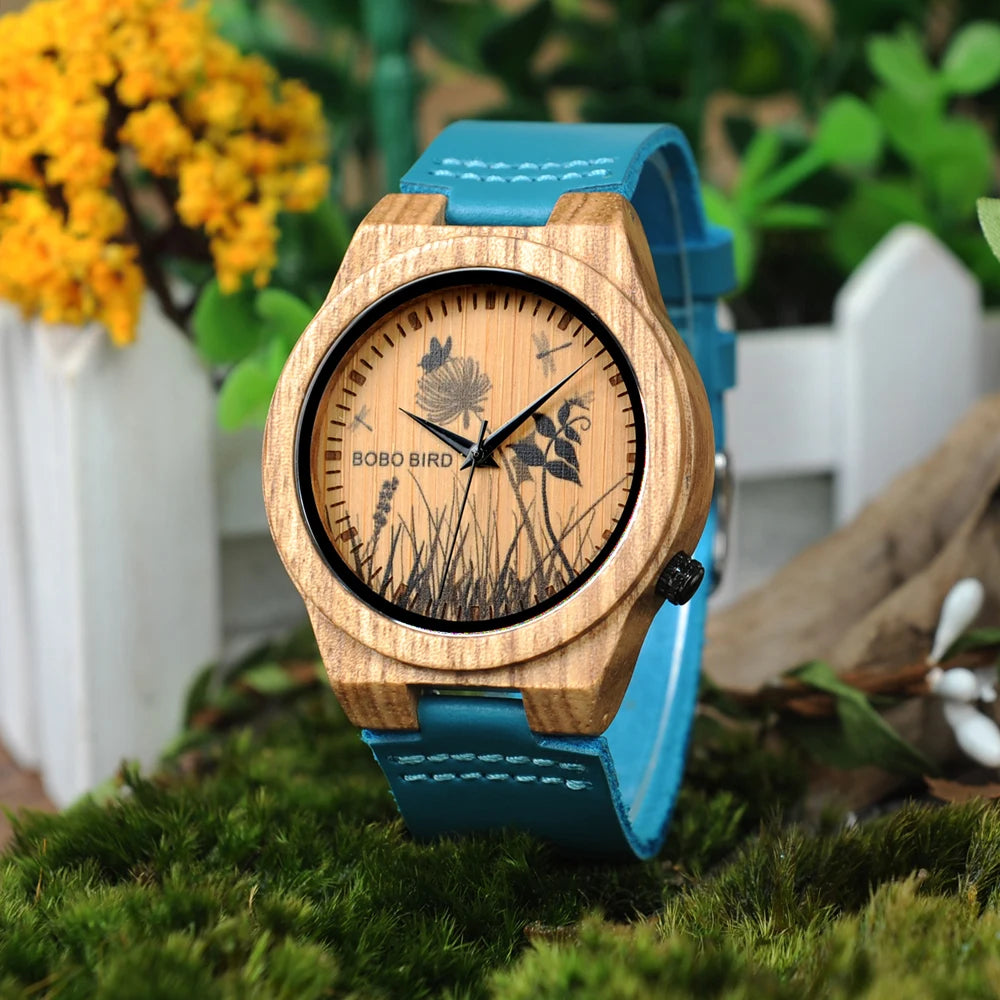 Montre en Bois Vintage #A