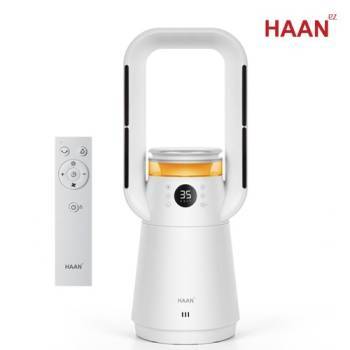 [한경희] 공기청정 가습기겸용 BLDC 날개없는 리모컨 PTC온풍기 전기히터 HAAN-P17000