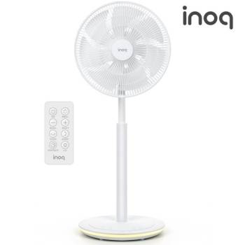 [이노크아든] 14형 스마트 무드등 3D회전 4세대 무소음  BLDC 스탠드 선풍기(+리모컨)