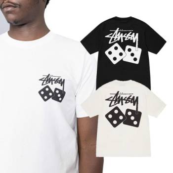 [마진포기] 스투시 다이스 피그먼트 다이드 반팔티셔츠