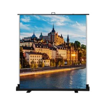 [엑스젠]  135인치 유압식 실사스크린 백월 포토존 사진 로고 인쇄