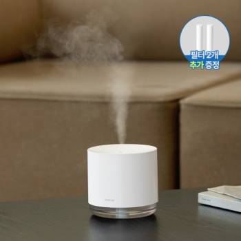 [로이체] 무선 미니 초음파 가습기 LED 무드등 400ml 용량 RHM-400