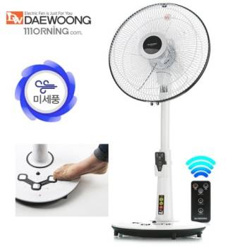 [대웅모닝컴] 미세풍 발터치 리모컨선풍기 (고급형) CZ-R4005LS