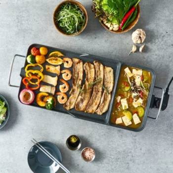 [퀸나] 3IN1 마블 와이드 전기그릴 QNGR-440