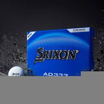 던롭 스릭슨 NEW AD333 2.0 2피스 골프공 고반발 비거리 저압축 비주얼 퍼포먼스 골프볼 12구