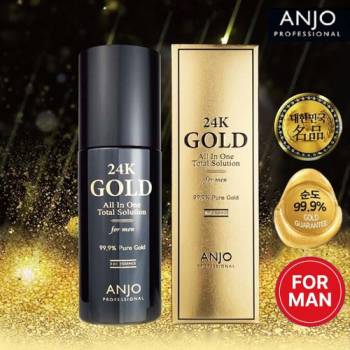 앙쥬 24K골드 주름미백 남성 올인원 에센스 200ml 옴므