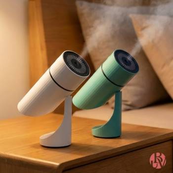 무료배송★ [버브] 저소음 각도조절 탁상용/차량용 무드등 무선 가습기 DRIZZLE 1000B