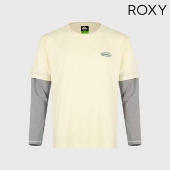 [퀵실버] 네이쳐 매직 레이어드 긴팔 래쉬가드 OWH (사이즈 택1)