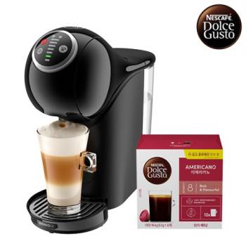 [돌체구스토] 커피머신 지니오S 플러스 + 12입 커피캡슐 1박스 (카페아메리카노)