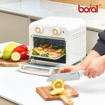 25년 신제품 [보랄] 더 셰프 에어프라이어 오븐10L 다이얼식 BR-AF101M