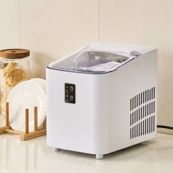 자동세척기능★ [롯데] 미니 제빙기 12kg 자동세척 스테인리스 제빙봉 소형 가정용 휴대용 캠핑용