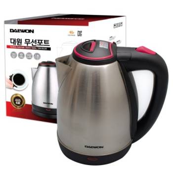 [대원] 대용량 원터치 1.8L 스테인레스 전기포트 DW-EK230