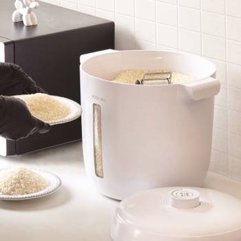 [데코아르] 오토락 무선 완벽밀폐 진공 쌀 잡곡 보관통 14L	TKC-10017