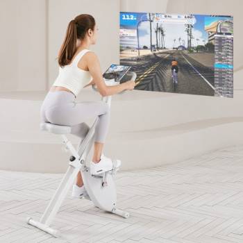 [엑사이더] 접이식 리얼 실내자전거 일반형 즈위프트 사이클 센서 게임 가정용 헬스 바이크