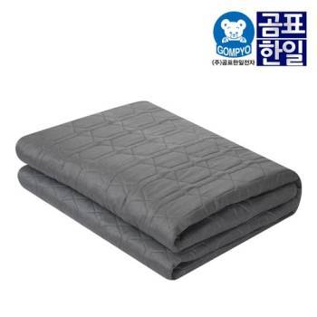 [곰표한일] 무자계 워셔블 안심 탄소매트 퓨어그레이_싱글