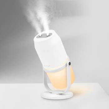 [카프] 휴대용 LED 무선 탁상용 회전형 가습기 KF-HM401