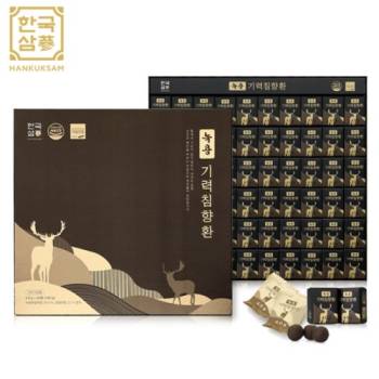 [한국삼] 녹용 기력침향환 (4g*60환) ★쇼핑백 포함★
