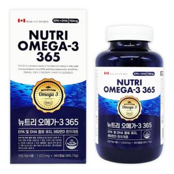 뉴트리 오메가3 365 1,002mg x 365캡슐
