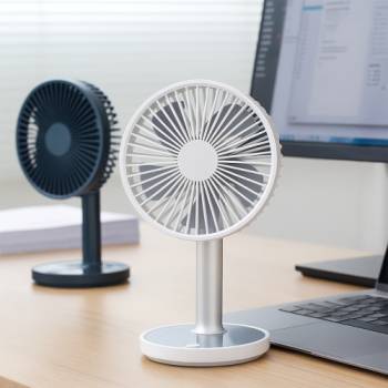 [EZ] 탁상,사무실,캠핑용 저소음 자연풍 미니 무선선풍기 WIND4000