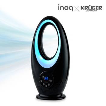 [이노크아든] 이노크아든 X 크루거 날개없는 에어홀 LED무드램프 리모컨 선풍기 KRF-AM780BS