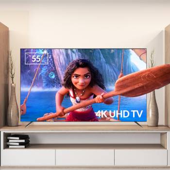[프리토스] 초슬림베젤 55인치 4K UHD TV 178도 광시야각 패널 적용