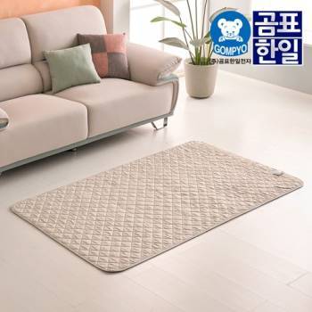 [곰표한일] EMF 폰지 탄소 전기요 베이지그레이_싱글