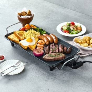 [퀸나] 2IN1 마블 와이드 전기그릴 QNGR-330