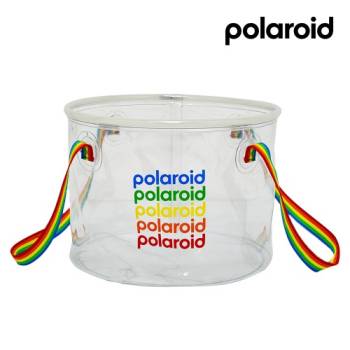 [폴라로이드] 캠핑 접이식 20L 다용도 투명 멀티바스켓