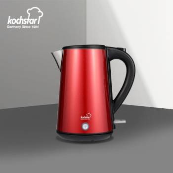 [콕스타] 세이프 쿨 터치 레드 전기 주전자 1.5L(보온기능)