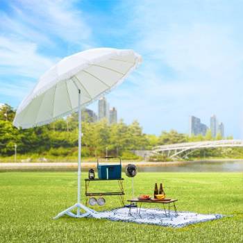 [다니고] 캠핑 감성 파라솔 태슬 신형 사각받침대 풀세트