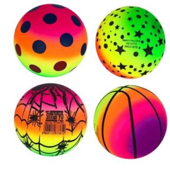 [캠크닉] 레인보우 비치볼 탱탱볼 야외활동 놀이용품 3P(랜덤발송) beachball