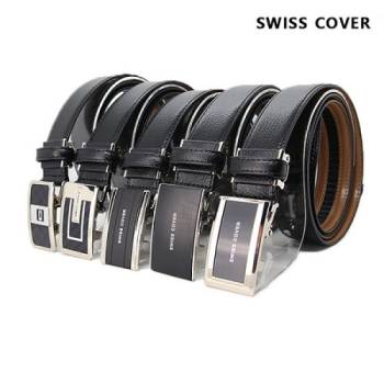 [스위스커버] 국내산 소가죽 프라임 정장 자동벨트 5종 택1
